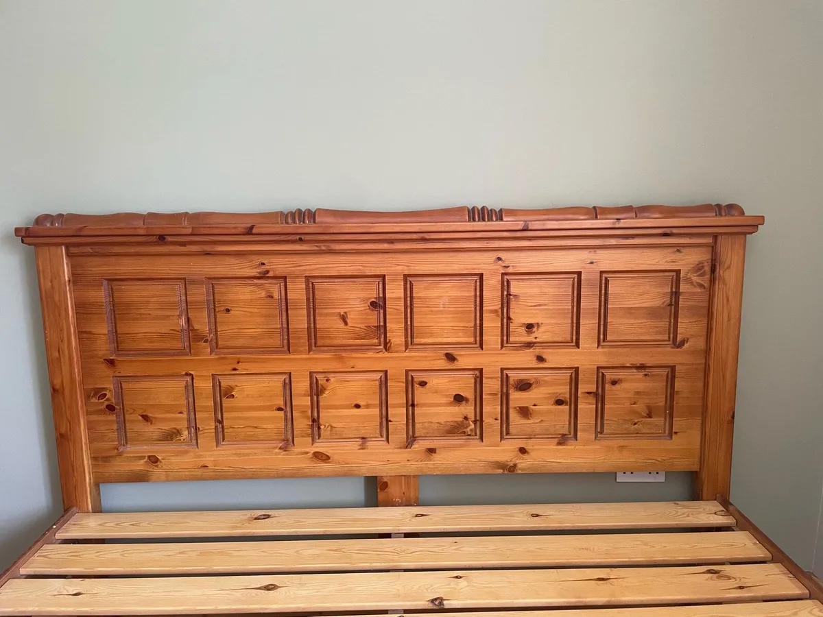 Super King Solid Pine Bed Frame - Image 2