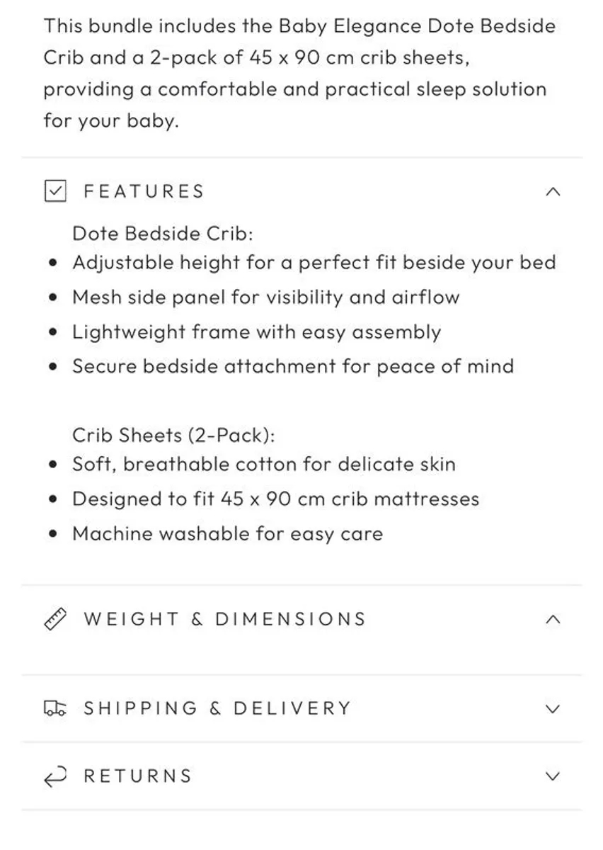 Baby cot - Image 4