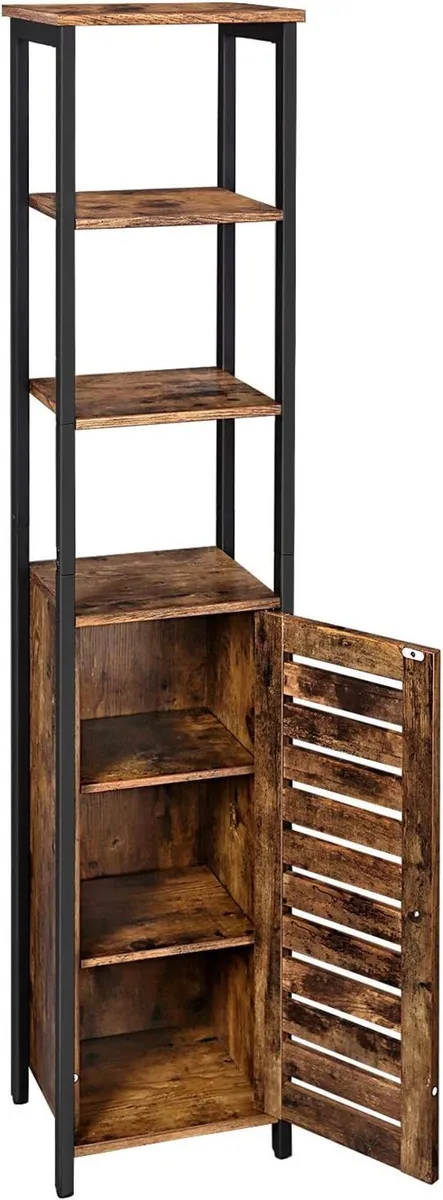 Industrial Tall Storage Cabinet with Door 167 cm - Image 4