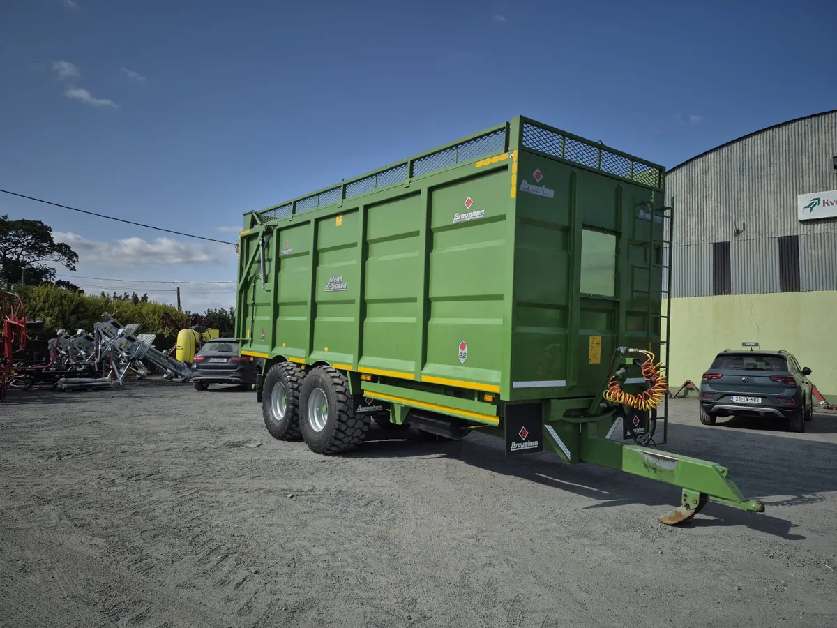 Used Broughan 22FT Grain & Silage Trailer - Image 1