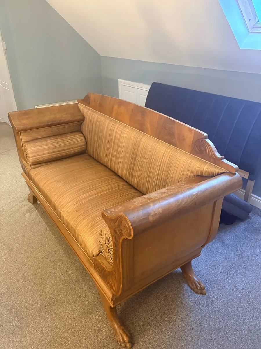 Chaise lounge antique sofa - Image 2