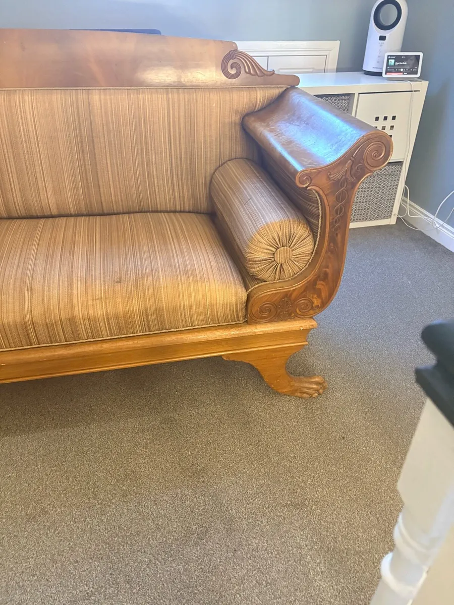 Chaise lounge antique sofa - Image 3