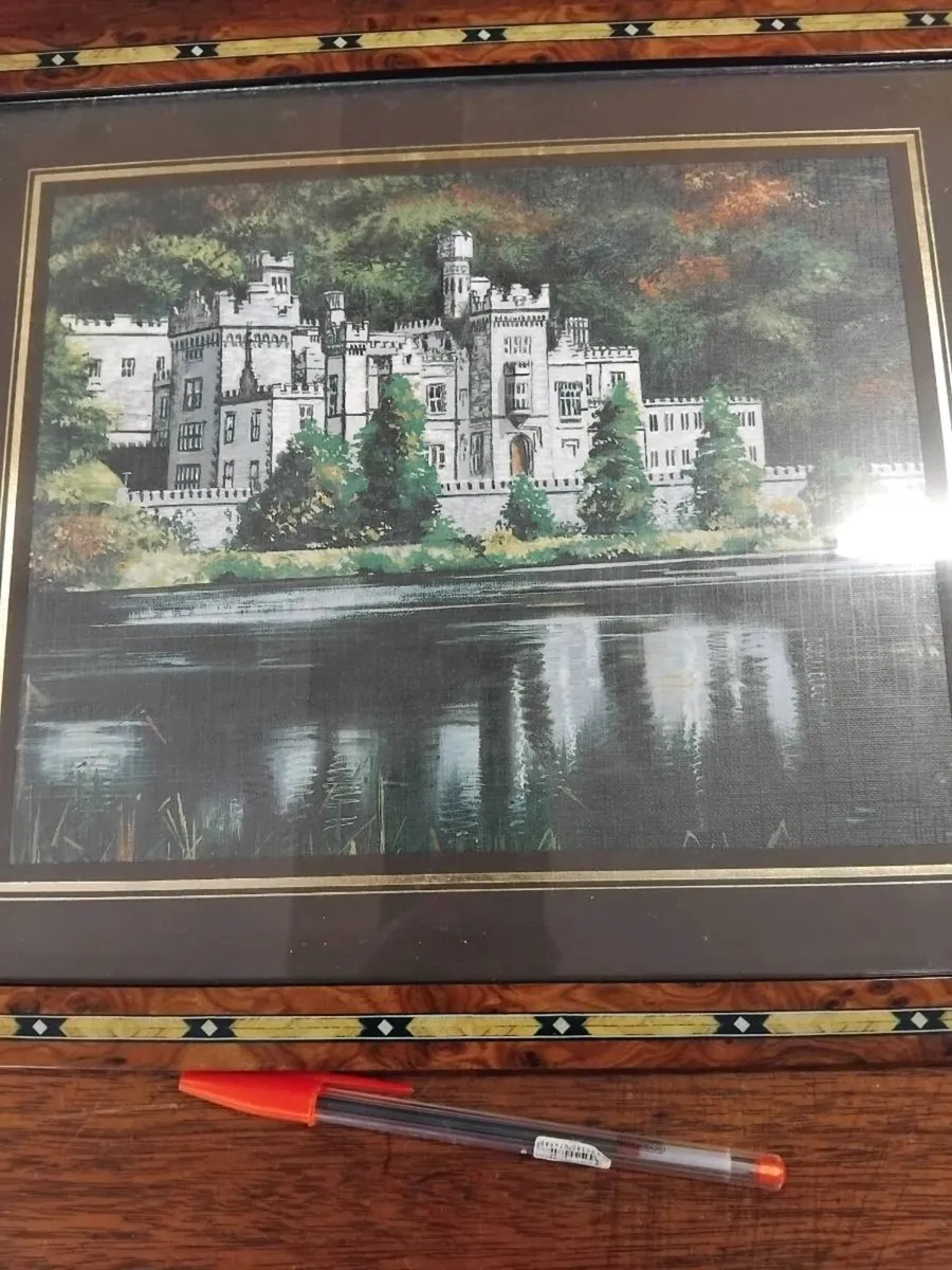 Kylemore Abbey Galway print framed - Image 3