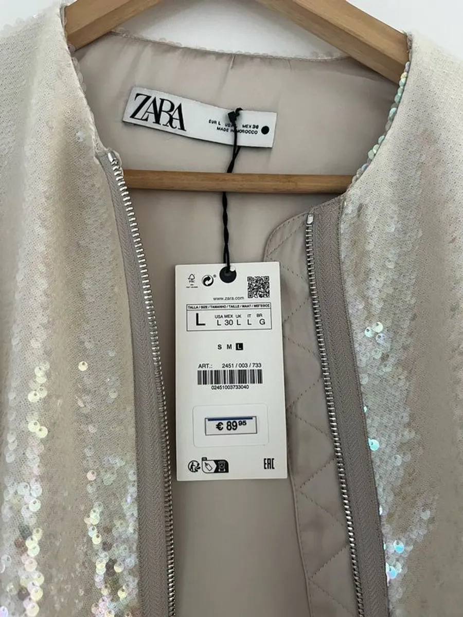 Zara sequin bomber jacket (new with tags) - Image 3