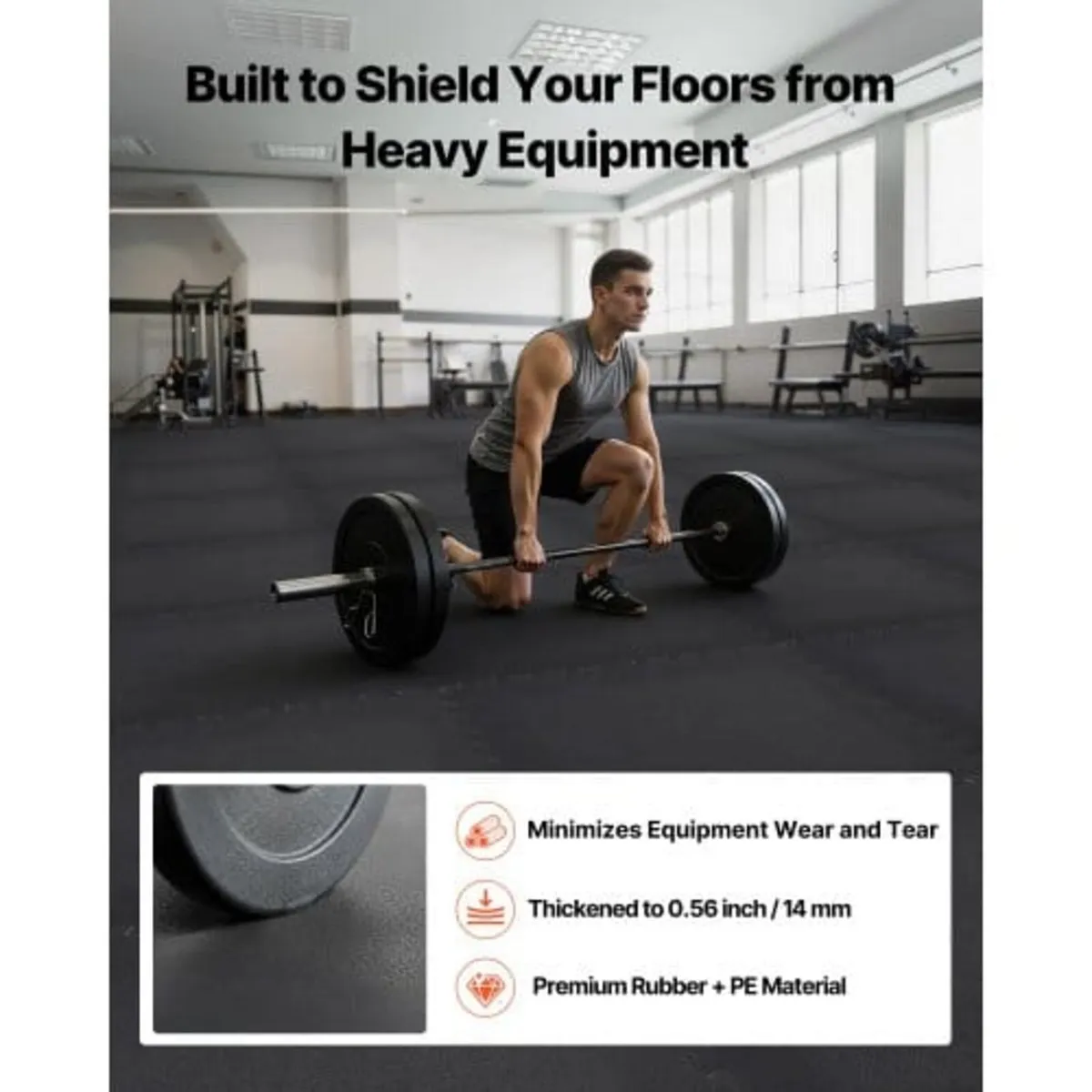 Puzzle Exercise Mat, 12 PCS Fitness Equipment Mats - Image 2