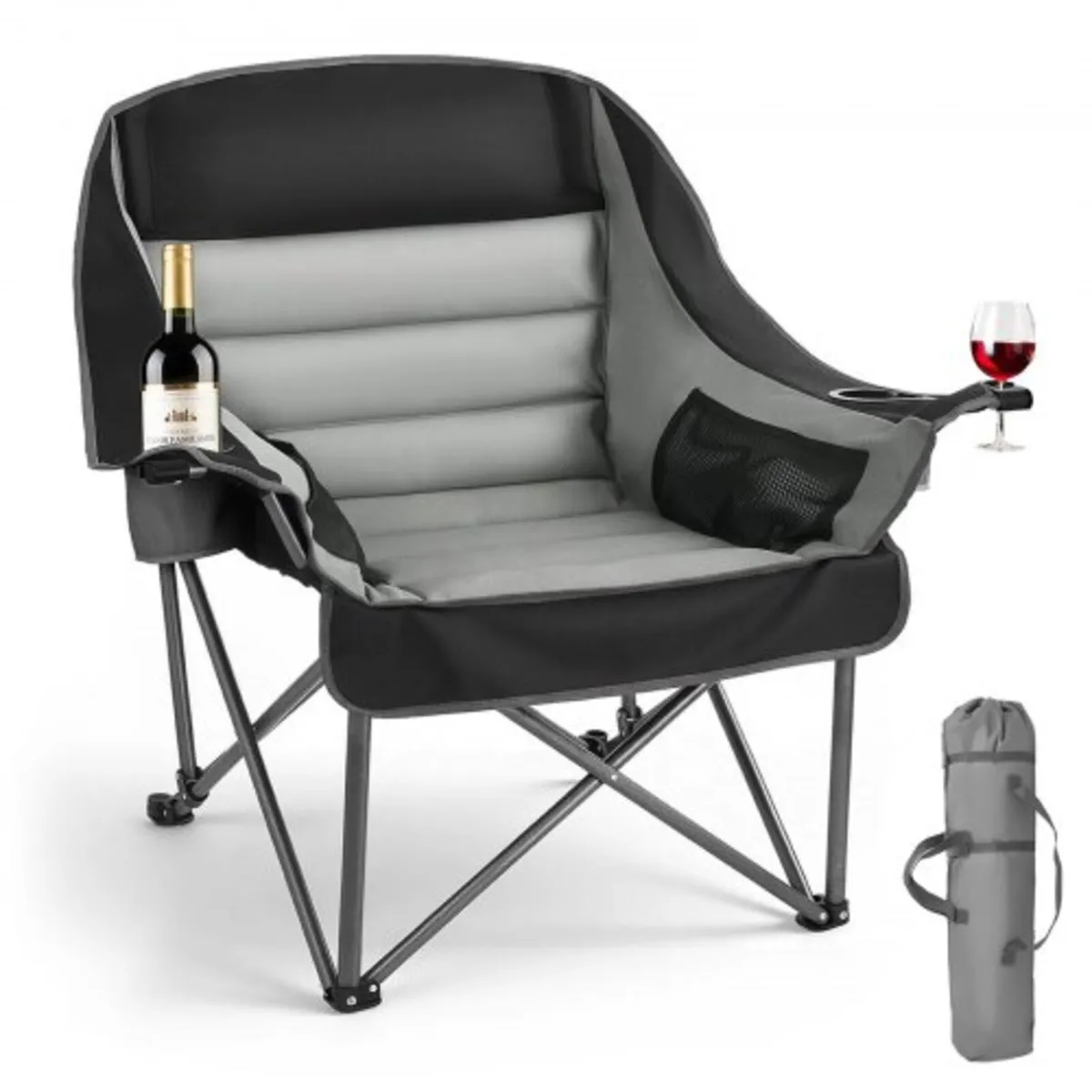 Oversized Camping Chairs, 204 kg Heavy Duty Suppor - Image 1