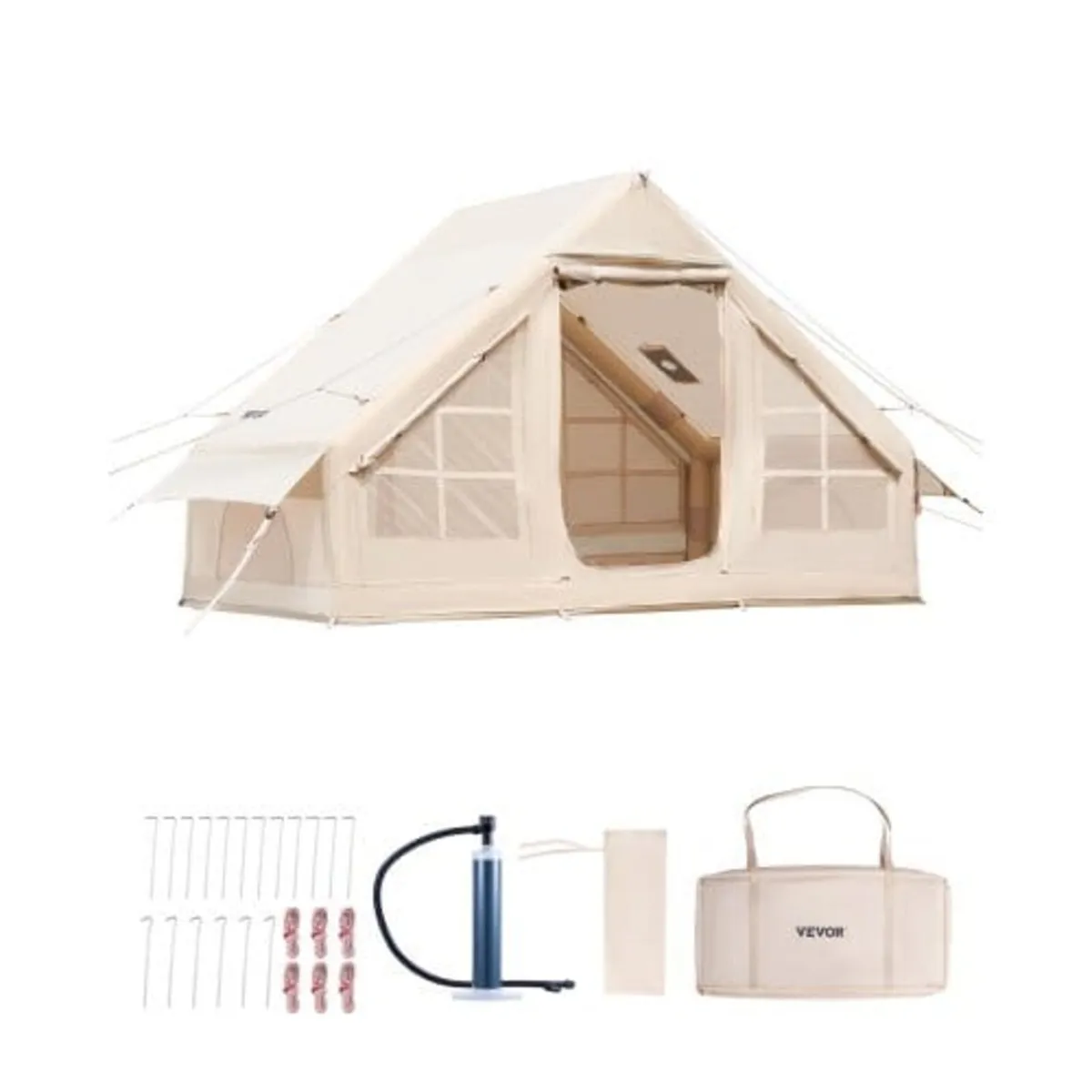 Inflatable Tents for Camping, 3-5 Person Easy Setu - Image 1
