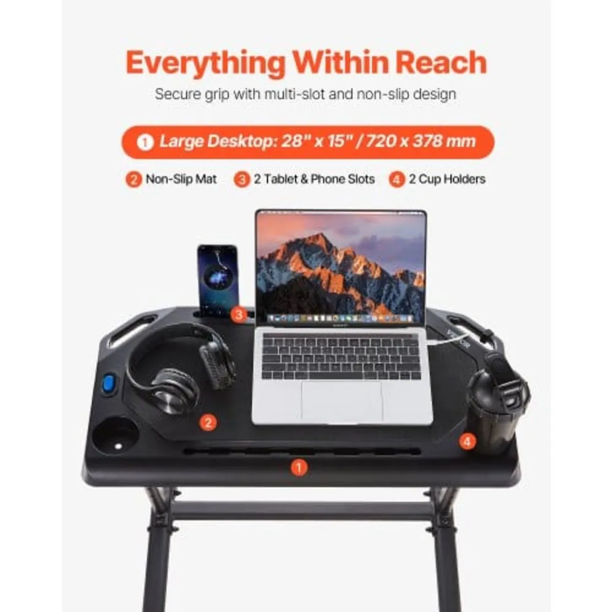 Cycling Desk, Mobile Foldable Multi-Functional Bik - Image 1