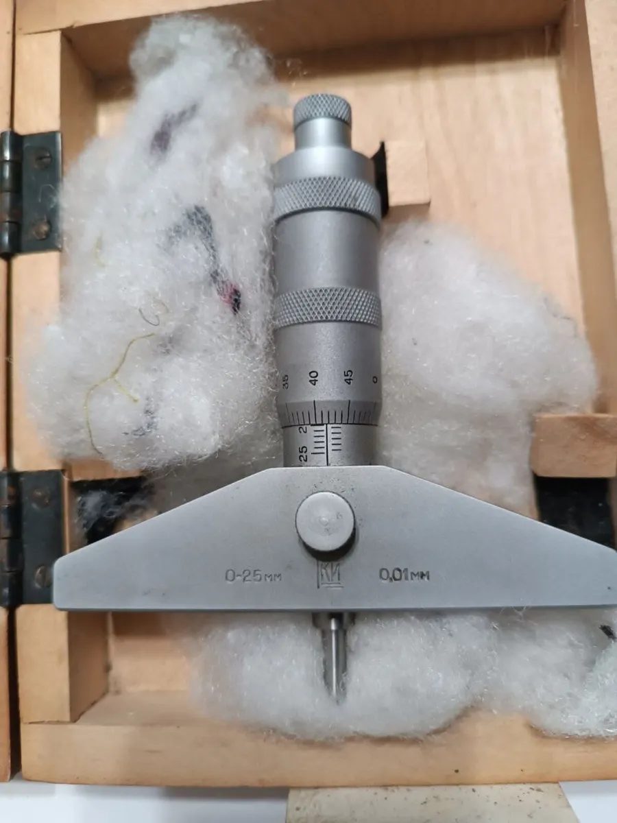Depth Micrometer GM 0-25mm 0.01mm - Image 4