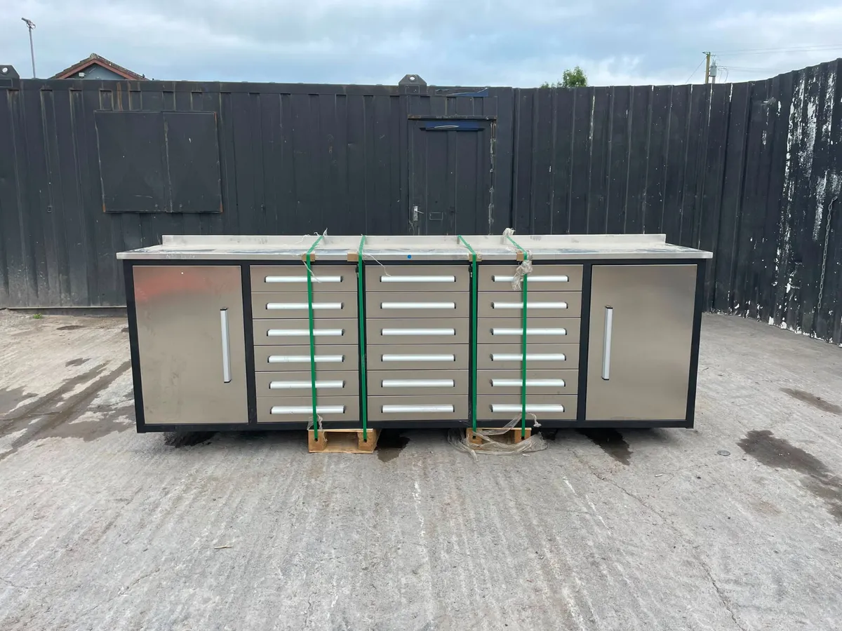 Stainless Steel Workbench / Tool Cabinet - Image 2