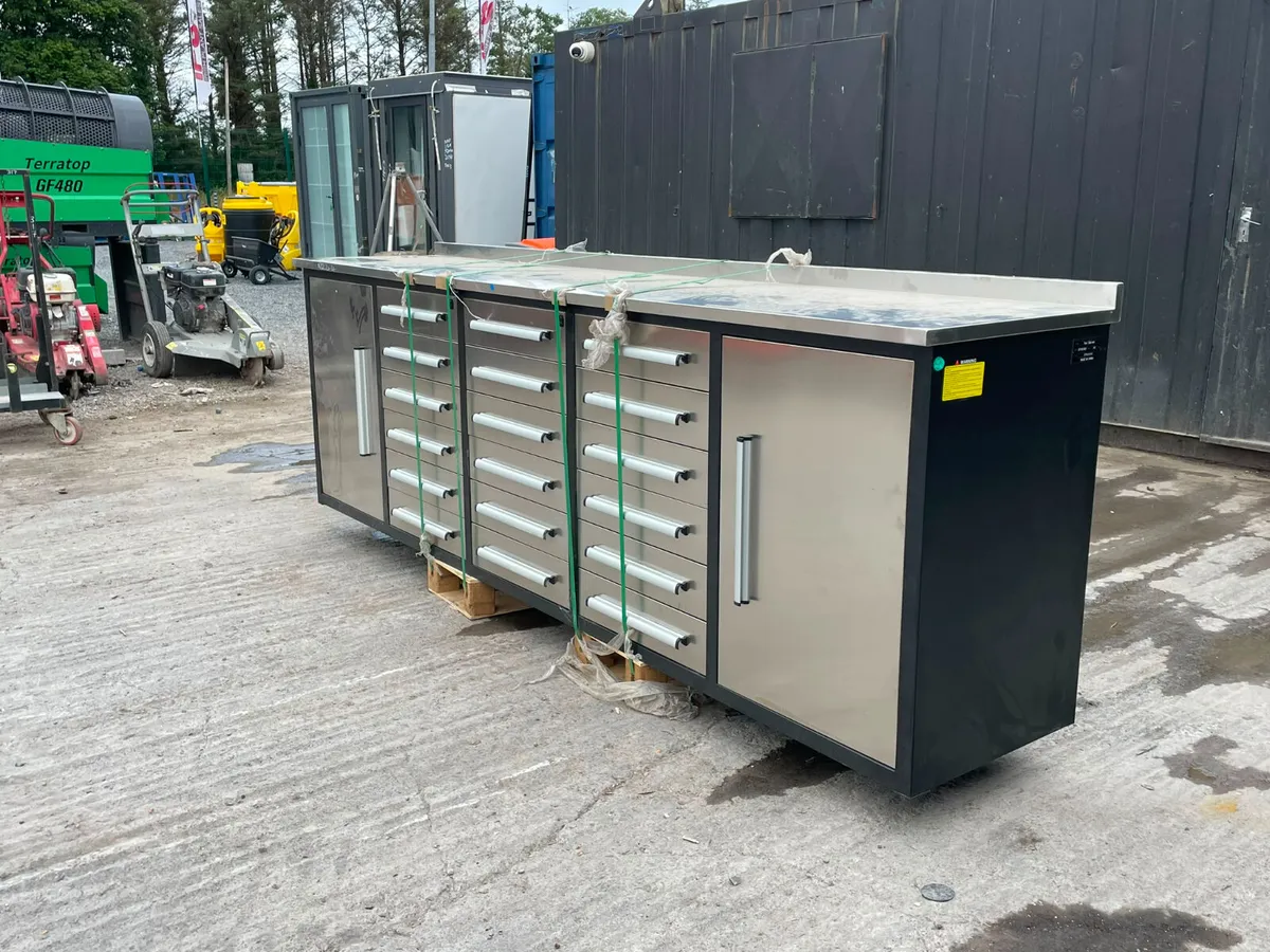 Stainless Steel Workbench / Tool Cabinet - Image 3