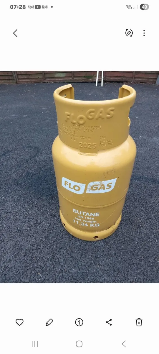 Empty Gas Cylinders