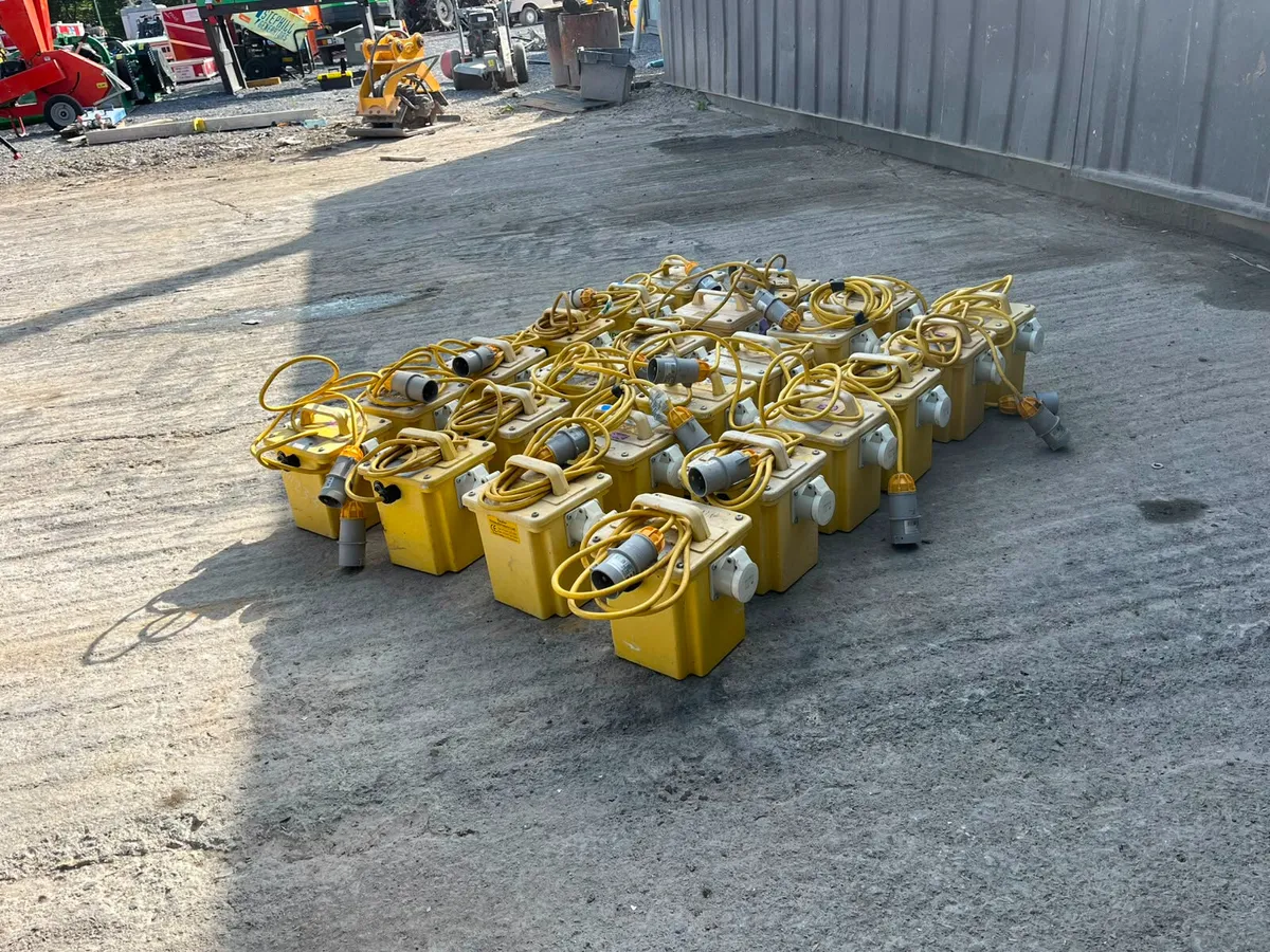 110V Yellow Site Transformer - Image 3