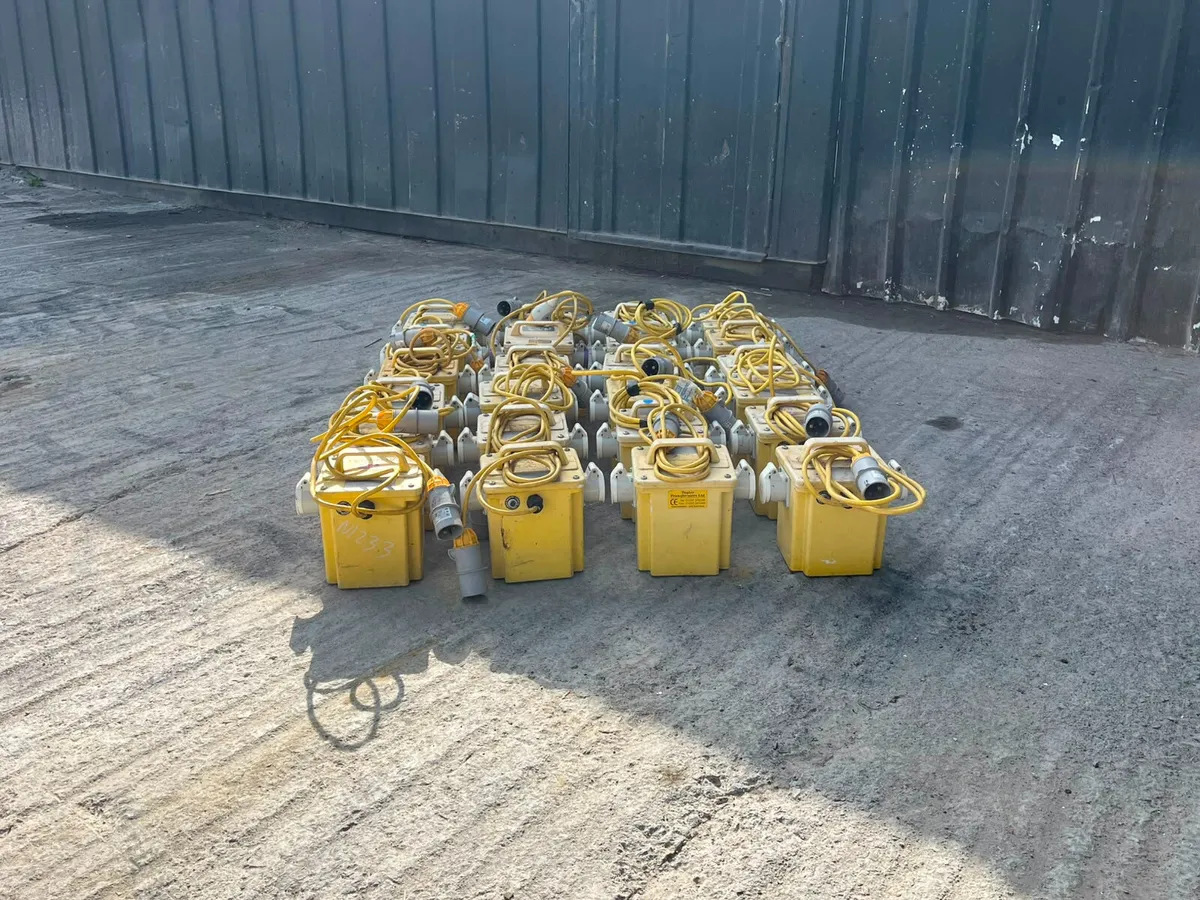 110V Yellow Site Transformer - Image 4