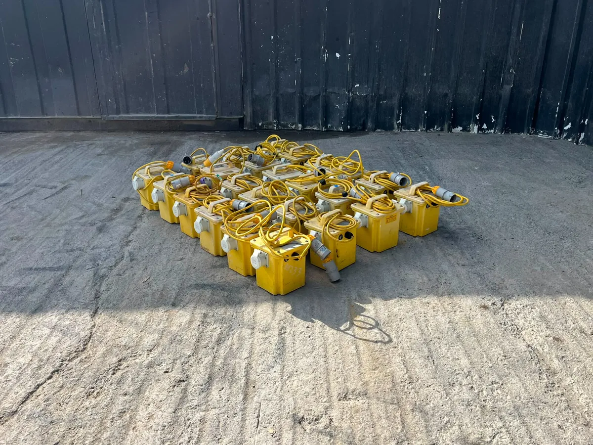 110V Yellow Site Transformer - Image 1