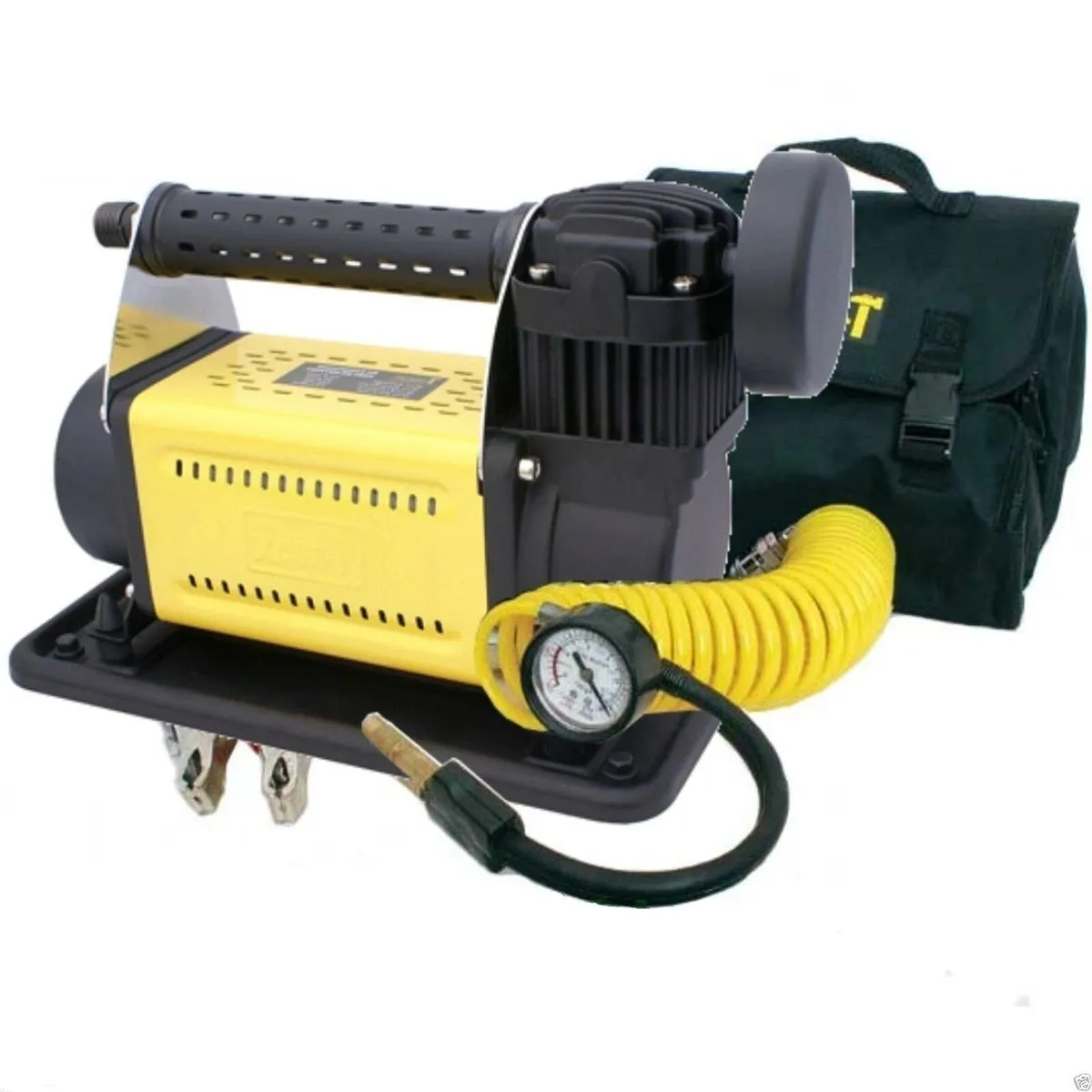 T-MAX 12V Air Compressor HEAVY DUTY Portable Tyre