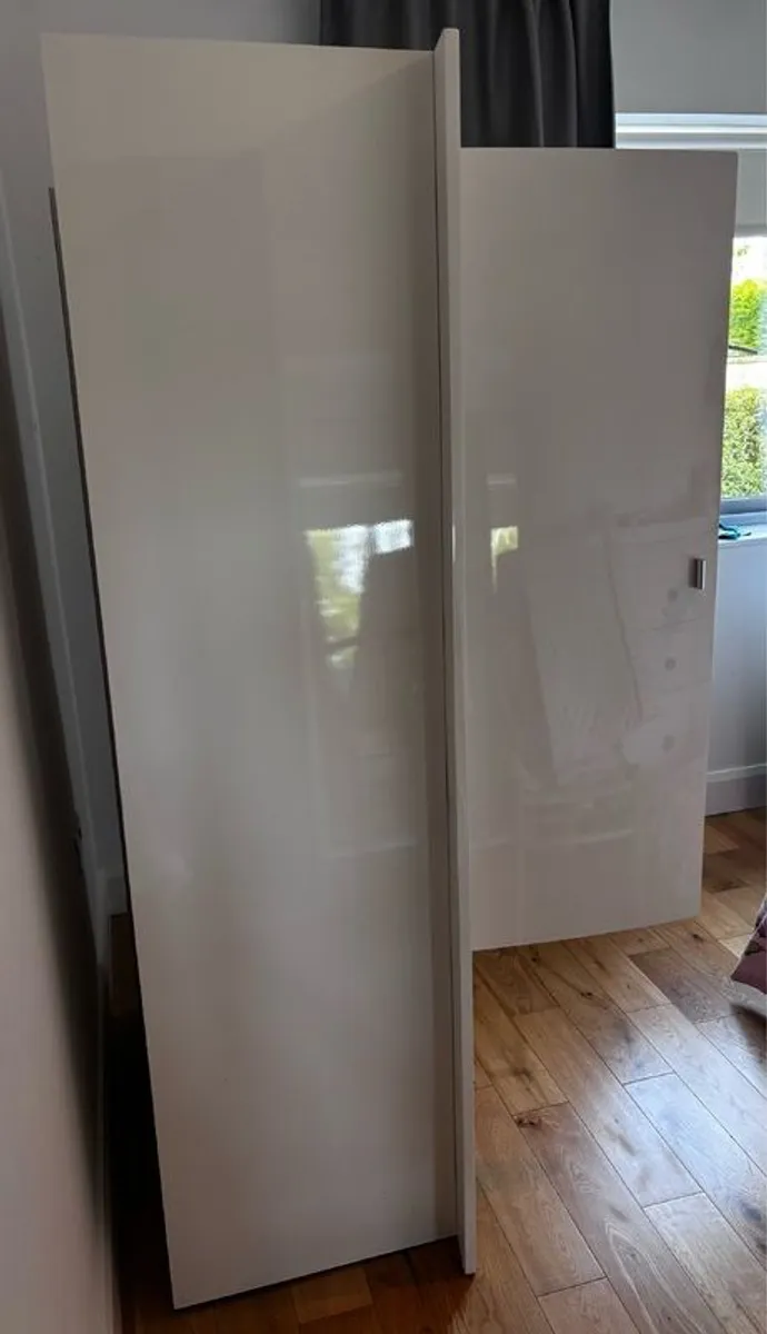 White Freestanding Wardrobe - Image 3