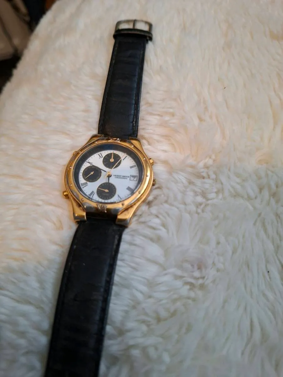 Vintage Orient men's Japanese Watch new Battery - Image 2