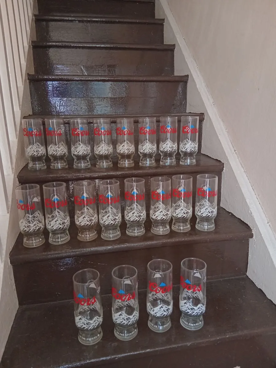 20 COORS PINT GLASSES