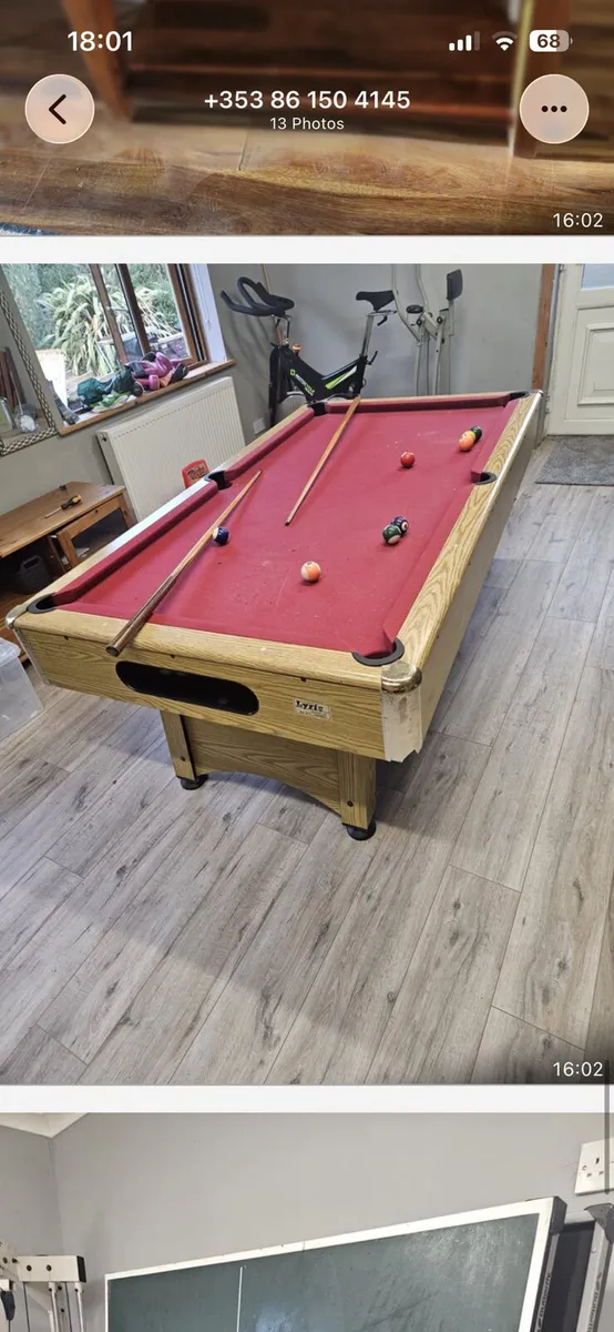 Pool Table and accessories - Image 1