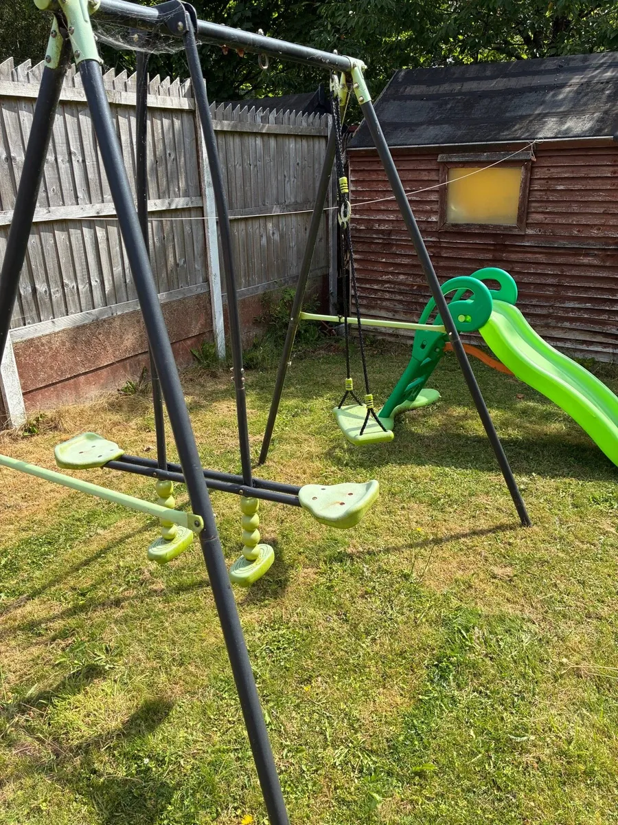Children’s Swing Set & Slide - Image 1