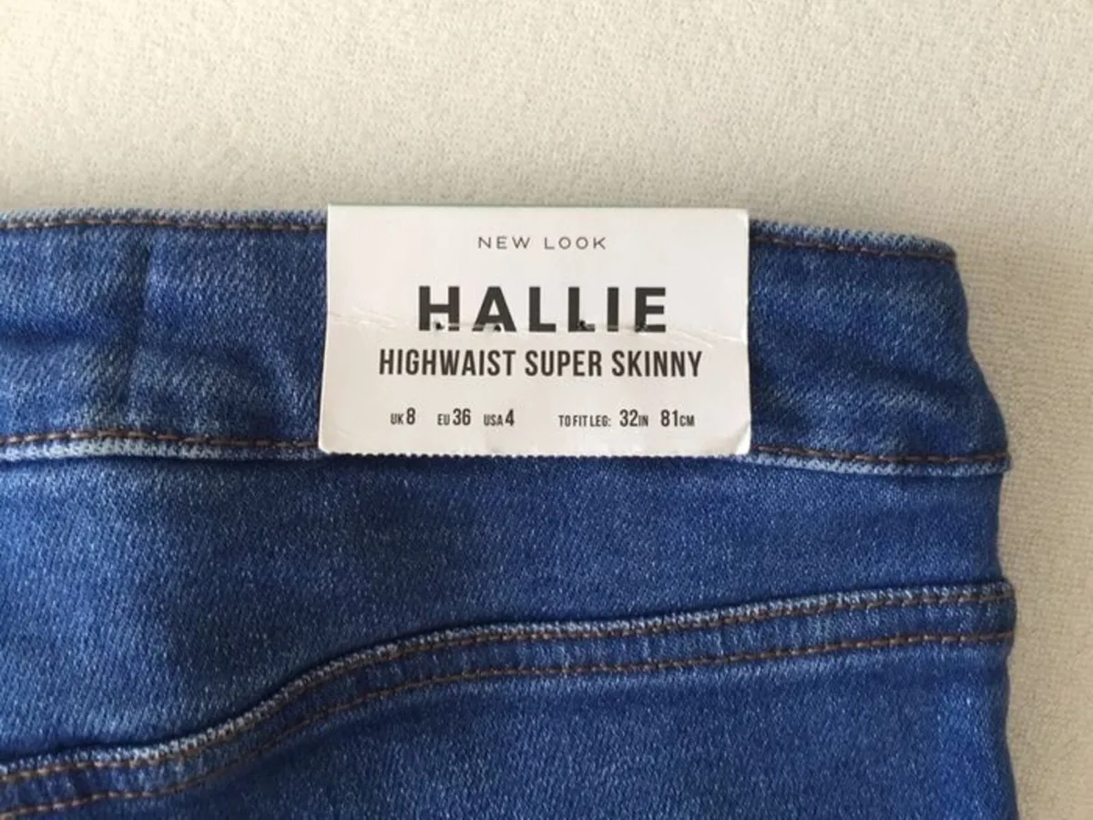 Bnwt new look hallie super skinny jeans: size 8 - Image 3