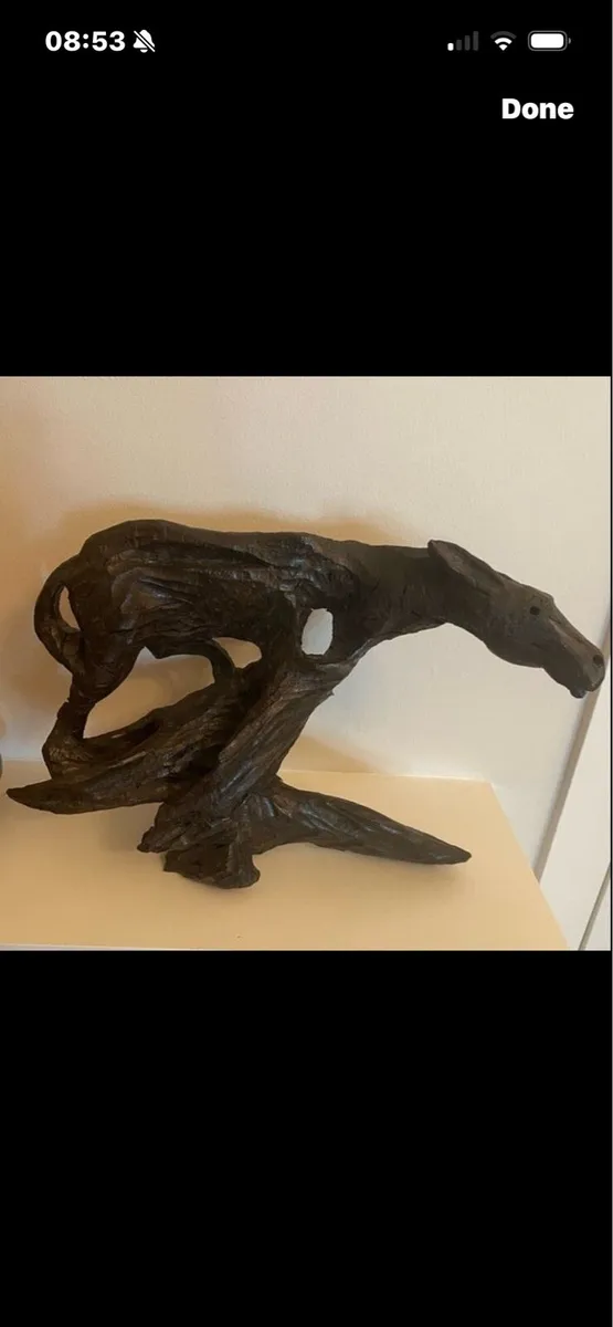 Bog Oak  Art Sculpture - Image 1