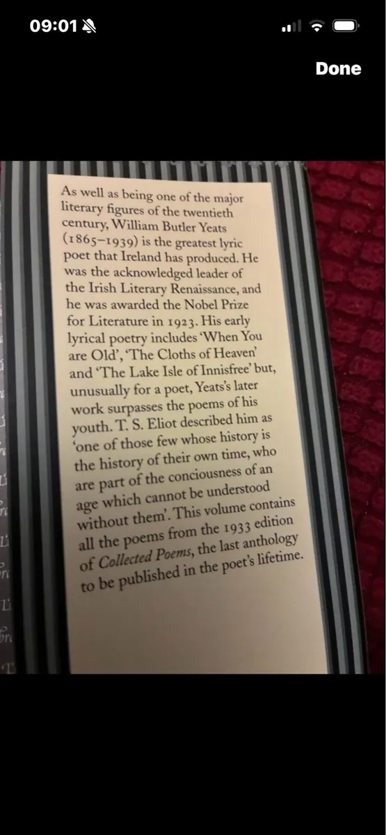 Collected Poems of W B Yeats - Image 3