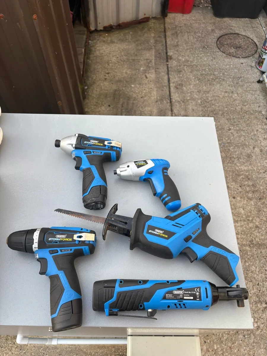 Draper stormforce cordless power bundle 5 piece - Image 1
