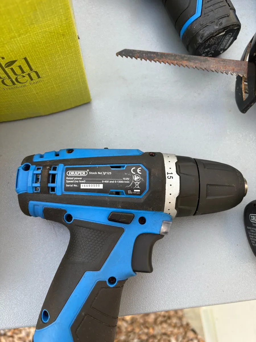 Draper stormforce cordless power bundle 5 piece - Image 2