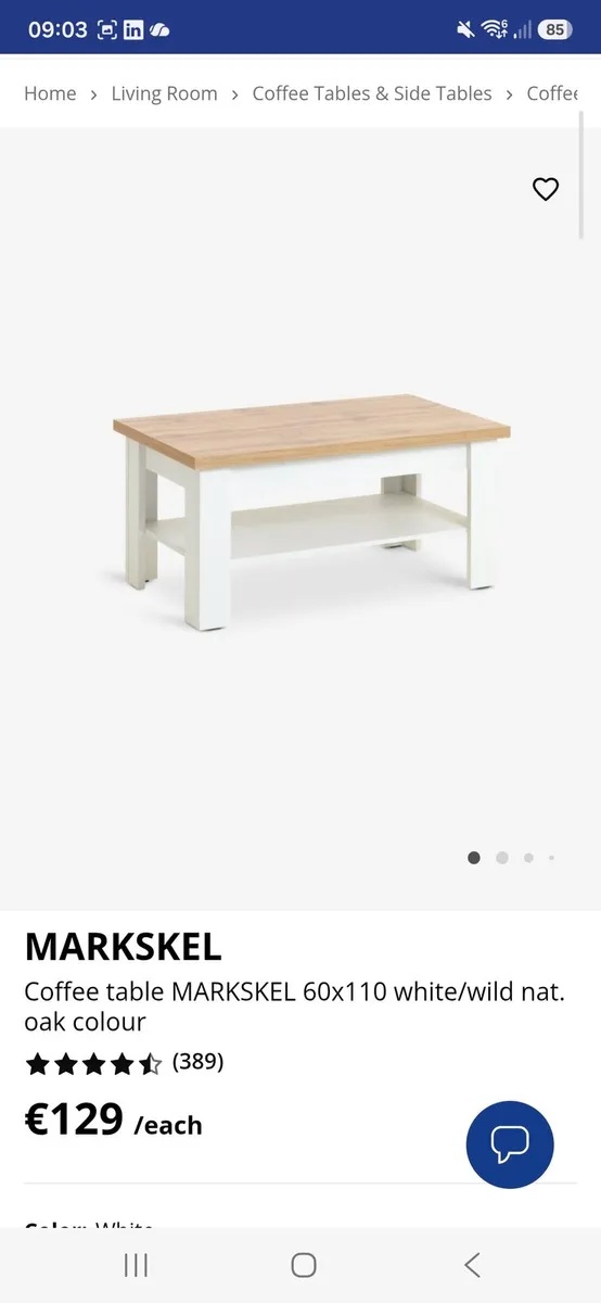 Tv bench & coffee table - Image 4