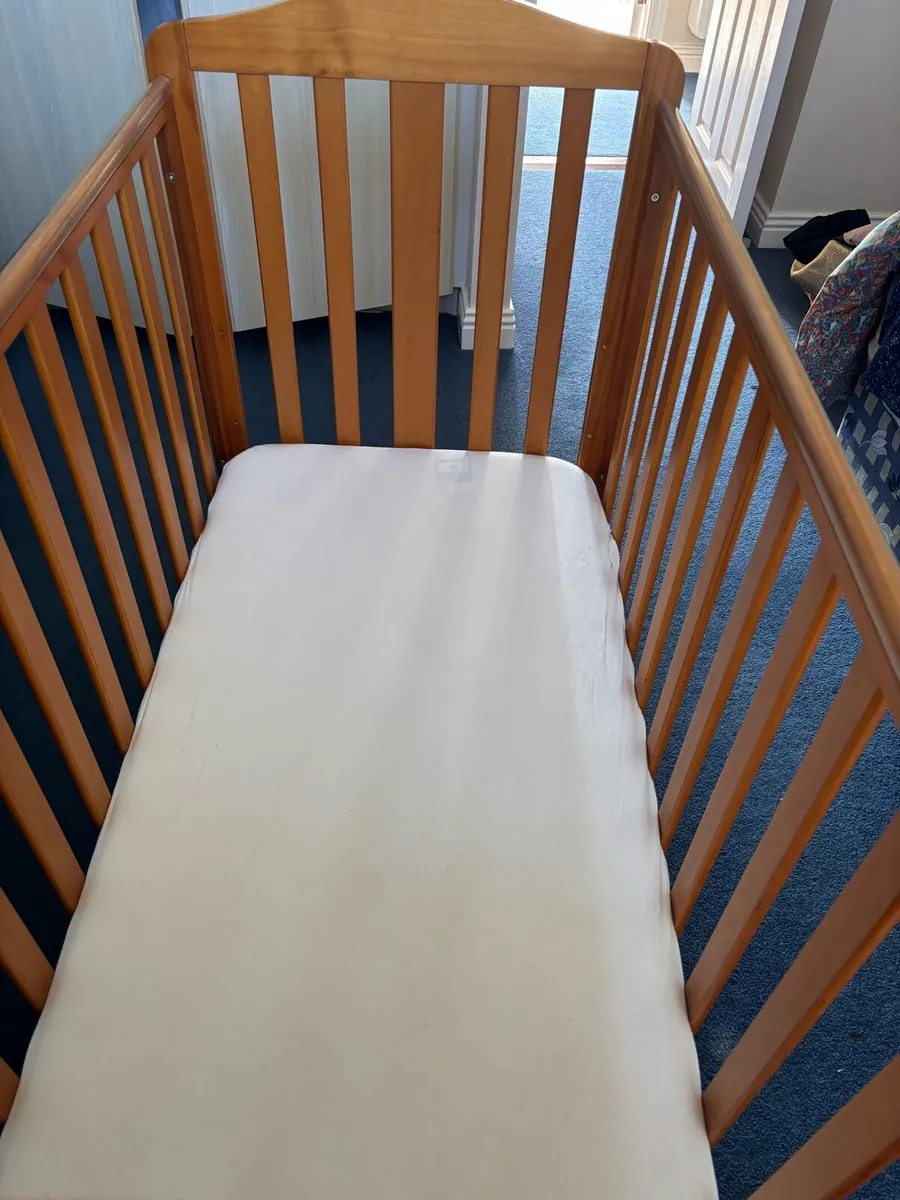 Full size cot with mattress - Image 2
