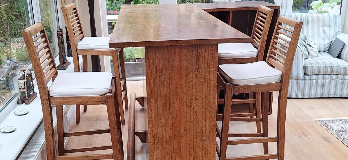 Solid Teak Bar - Image 2