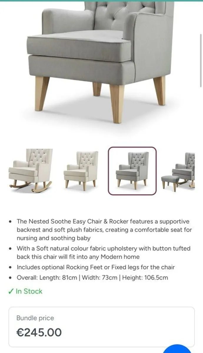 Nursery Chair/rocker - Image 3