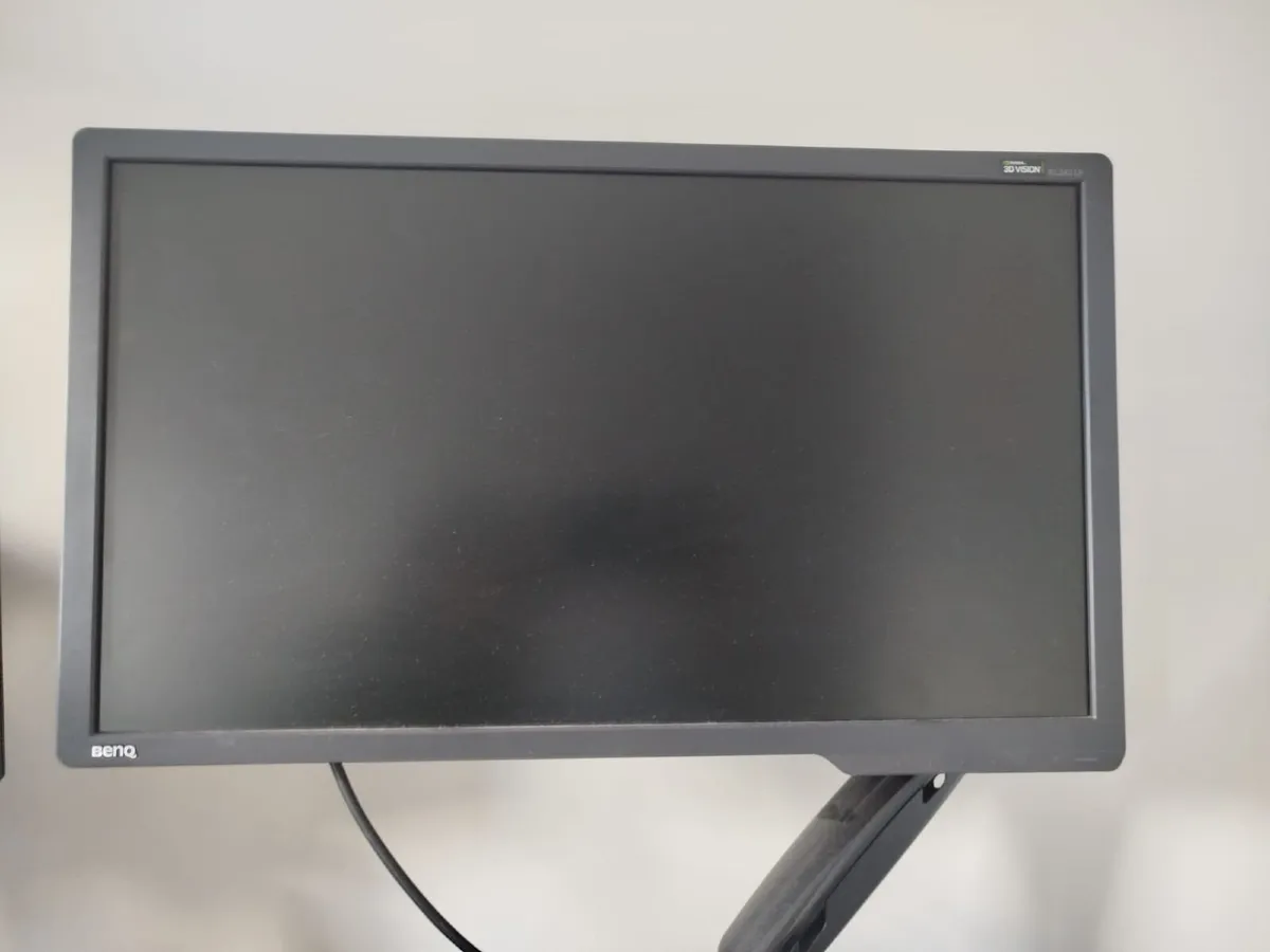 BenQ XL2411P 24" 144Hz Gaming Monitor + Gas Spring - Image 1