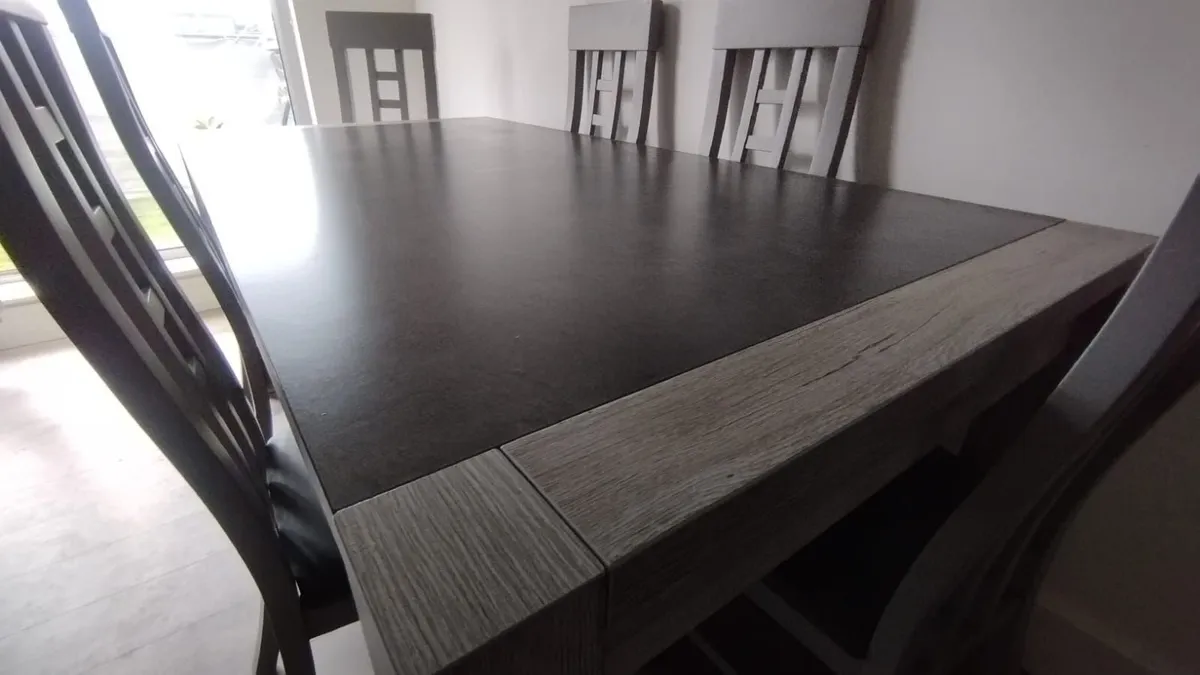 Modern 6-Chair Dining Table Set – Great Condition - Image 4