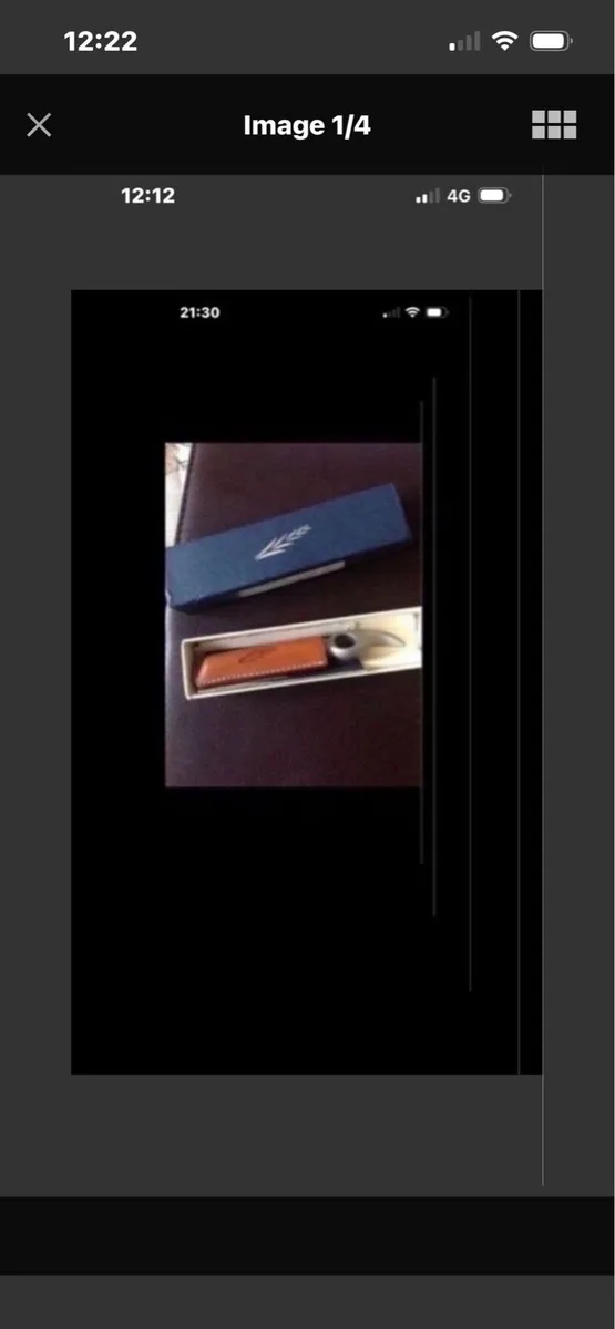 Corkscrew & Bottle Opener in Leather Case - Image 1