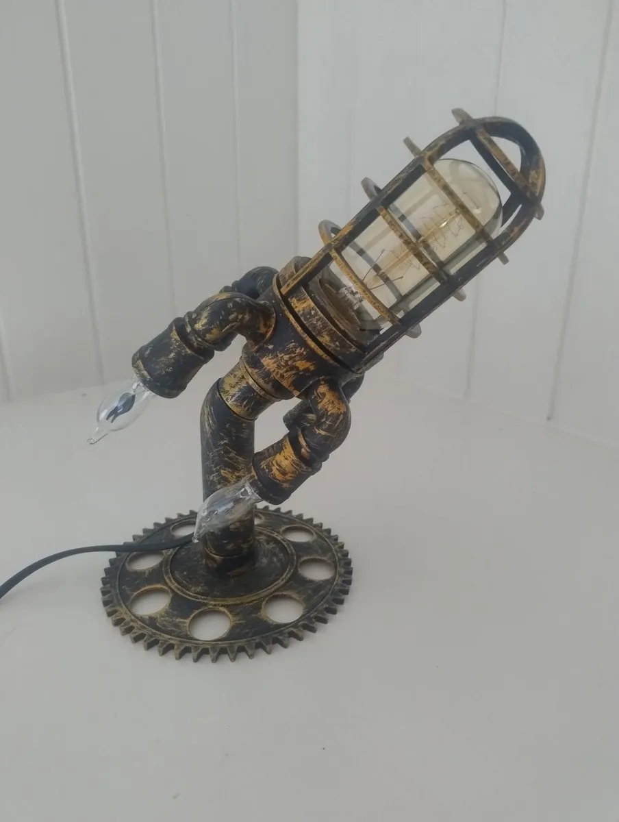 Steampunk Style Table Lamp - Image 2
