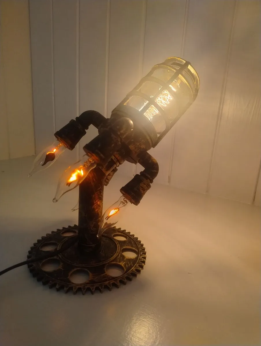 Steampunk Style Table Lamp - Image 1