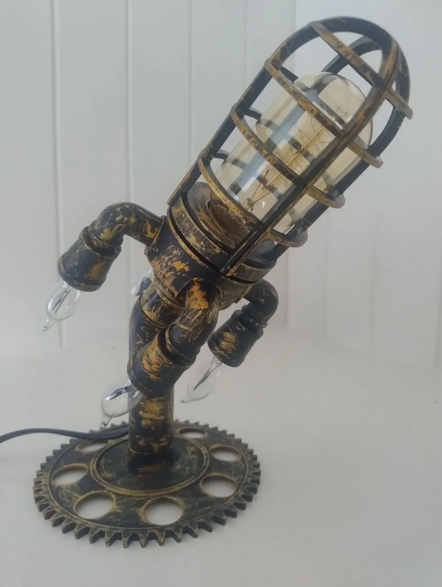Steampunk Style Table Lamp - Image 4