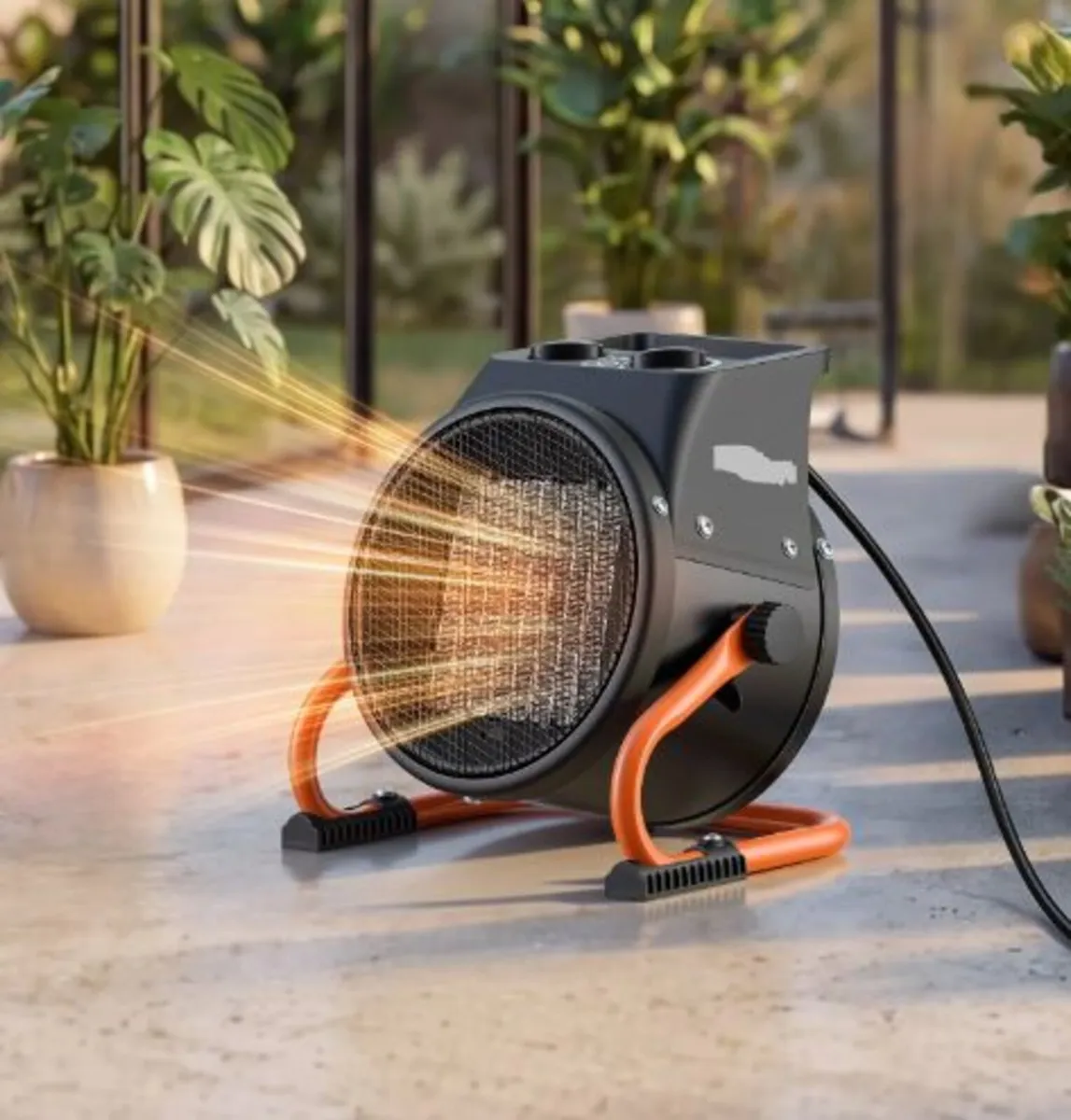 Greenhouse Heater,2000W Electric PTC Space Heater - Image 4