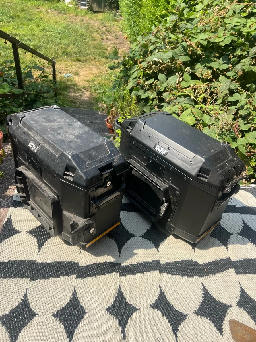 Hepco & Becker L & R motorbike luggage cases - Image 1