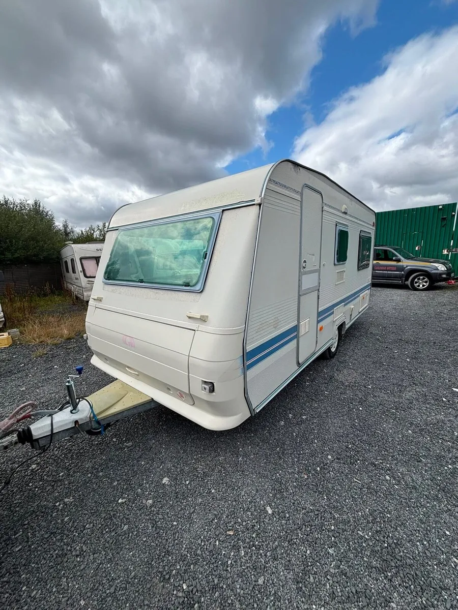 Adria 4 berth fixed bed lightweight Caravan - Image 1