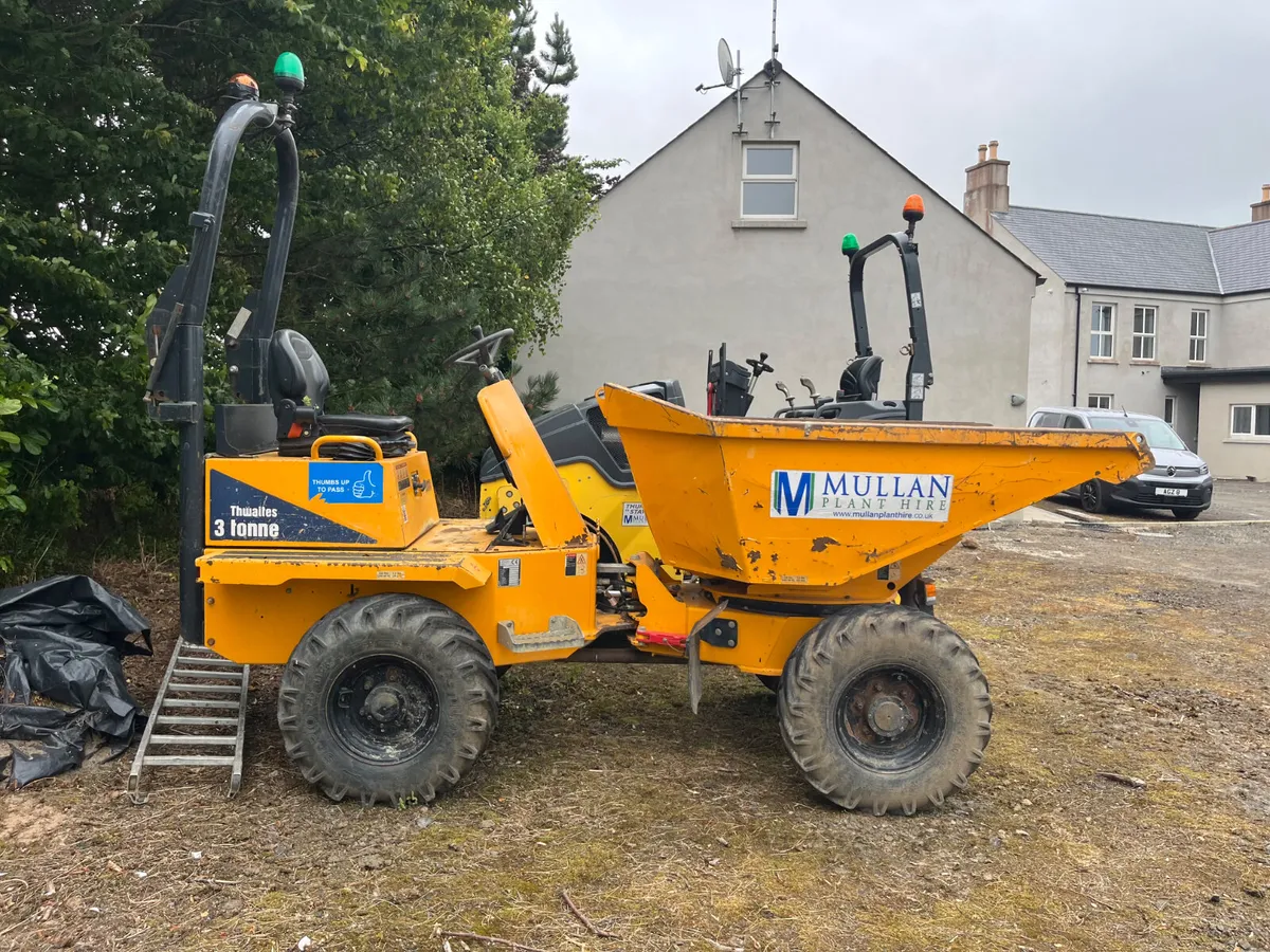 2018 Thwaites 3 Ton Swivel 1450Hrs - MULLANS - Image 3