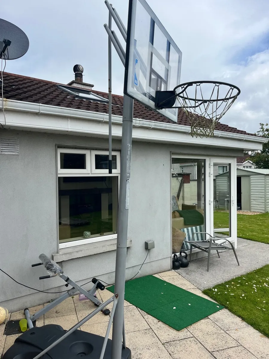 Spalding NBA Full-Size Adjustable Basketball Hoop - Image 3