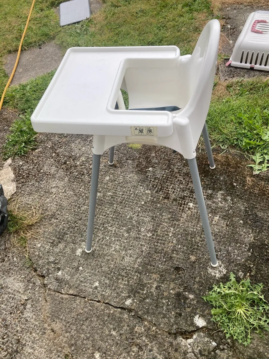 IKEA, White High Chair ANTILOP - Image 4