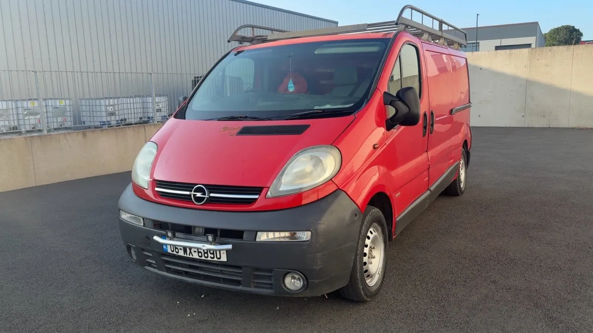 2006 opel Vivaro 1.9 cdti NEW DOE 01/27 - Image 1