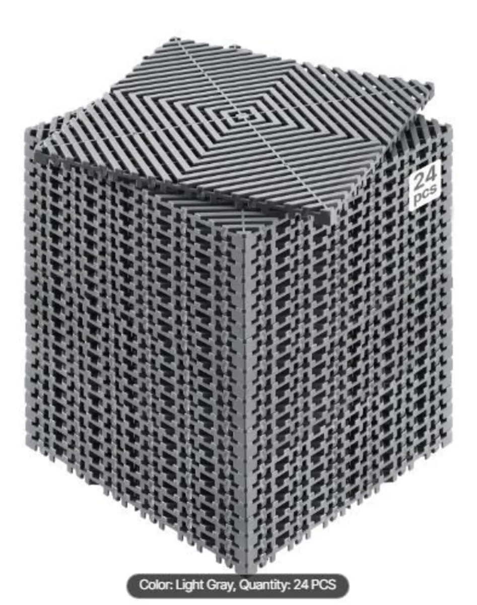 Interlocking Drainage Mat, 12” x 12” Modular - Image 4