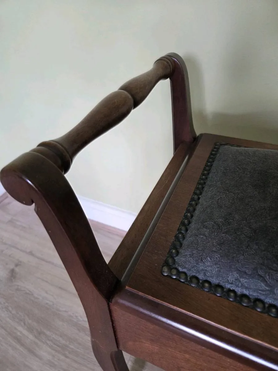 Piano Stool with Storage - Image 2