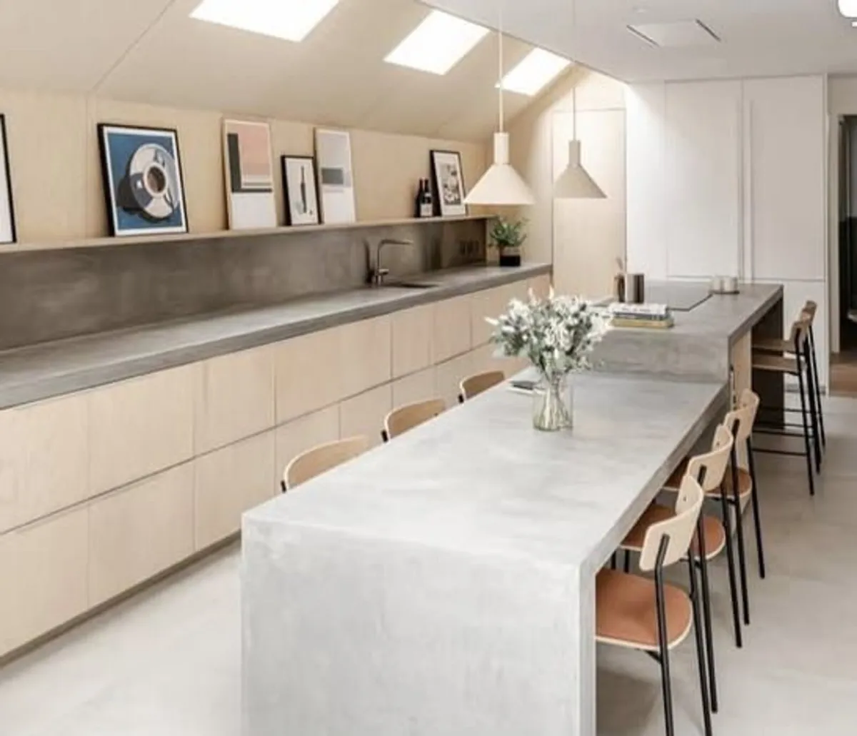 Concrete kitchen